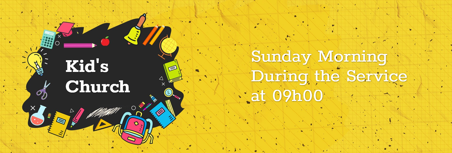 Back To School Student Ministry Website Banner